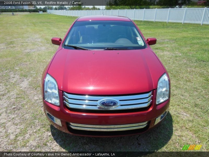Redfire Metallic / Camel 2008 Ford Fusion SEL V6