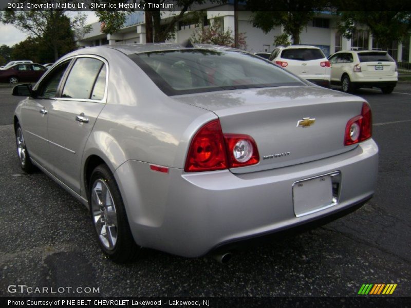 Silver Ice Metallic / Titanium 2012 Chevrolet Malibu LT