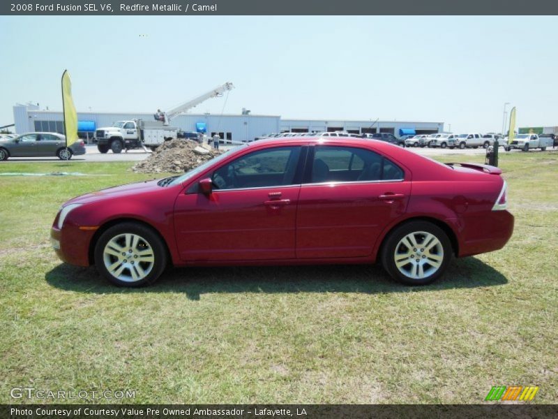 Redfire Metallic / Camel 2008 Ford Fusion SEL V6