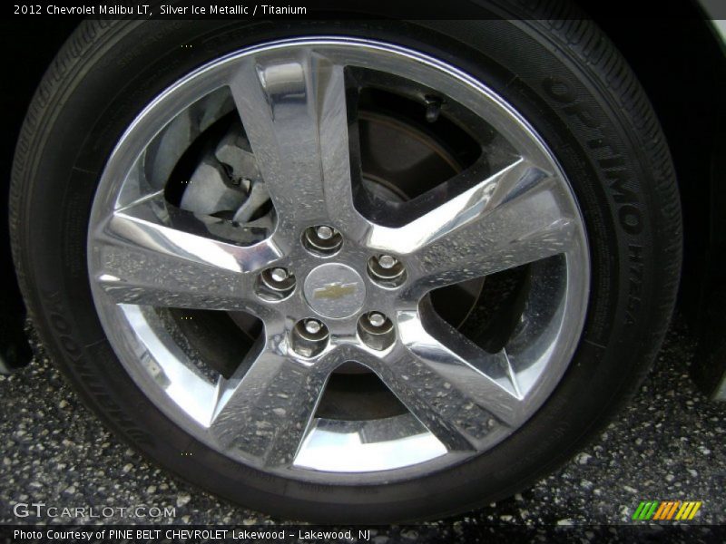Silver Ice Metallic / Titanium 2012 Chevrolet Malibu LT
