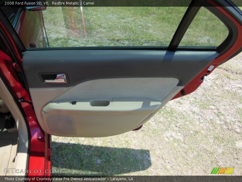 Redfire Metallic / Camel 2008 Ford Fusion SEL V6