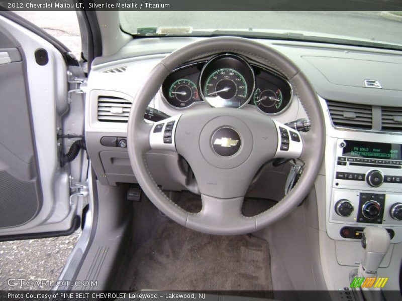 Silver Ice Metallic / Titanium 2012 Chevrolet Malibu LT