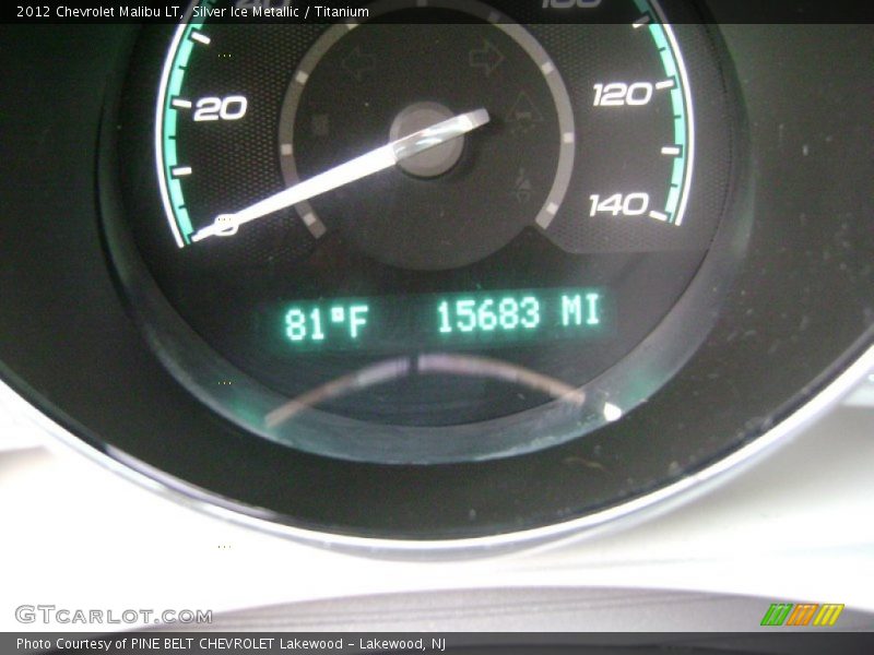 Silver Ice Metallic / Titanium 2012 Chevrolet Malibu LT