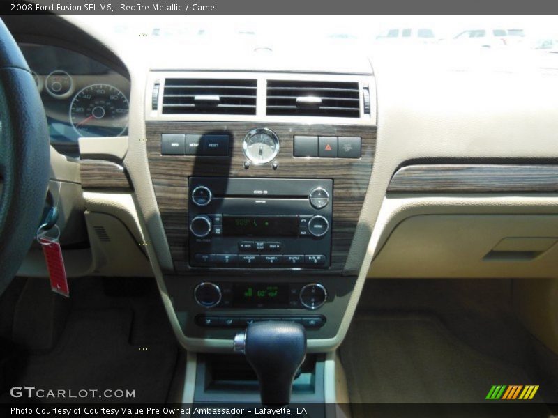 Redfire Metallic / Camel 2008 Ford Fusion SEL V6
