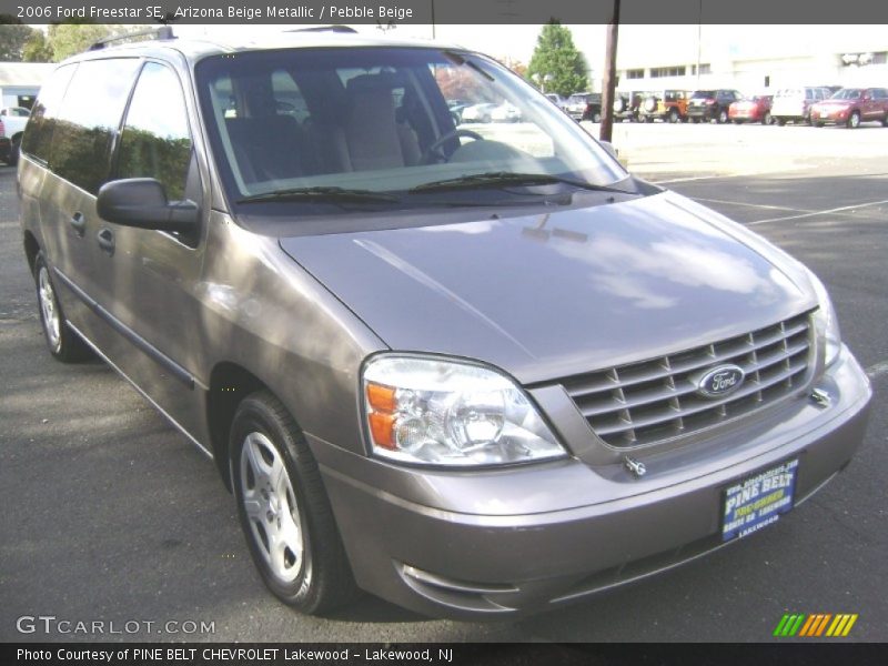 Arizona Beige Metallic / Pebble Beige 2006 Ford Freestar SE