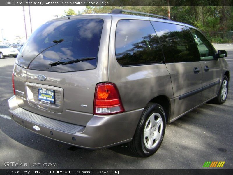 Arizona Beige Metallic / Pebble Beige 2006 Ford Freestar SE