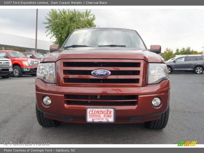 Dark Copper Metallic / Charcoal Black 2007 Ford Expedition Limited