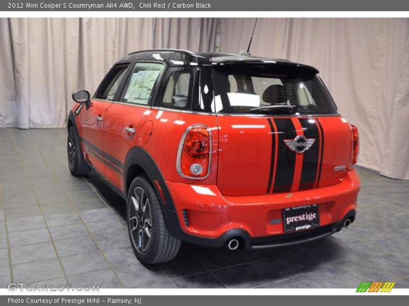 Chili Red / Carbon Black 2012 Mini Cooper S Countryman All4 AWD