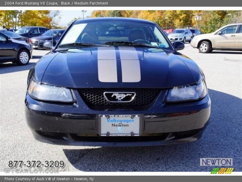 Black / Medium Parchment 2004 Ford Mustang V6 Coupe
