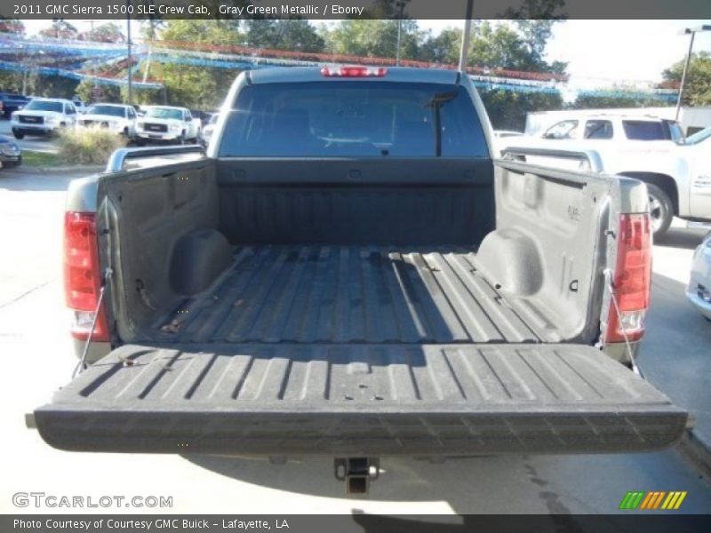 Gray Green Metallic / Ebony 2011 GMC Sierra 1500 SLE Crew Cab