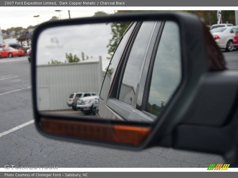 Dark Copper Metallic / Charcoal Black 2007 Ford Expedition Limited