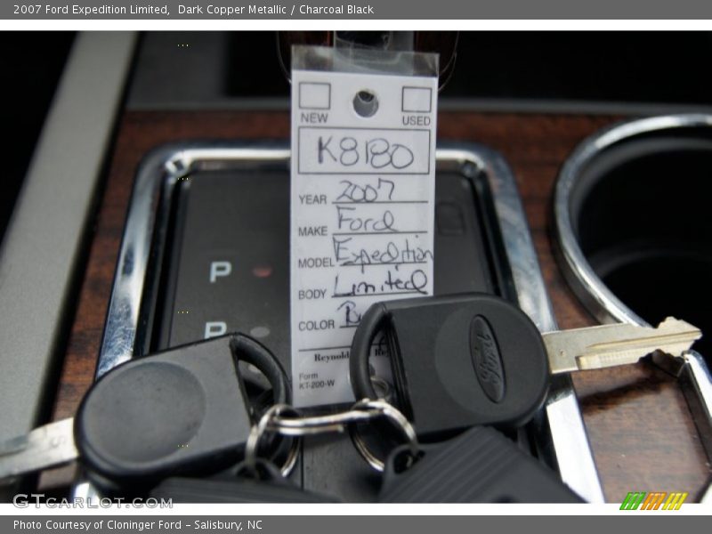 Keys of 2007 Expedition Limited