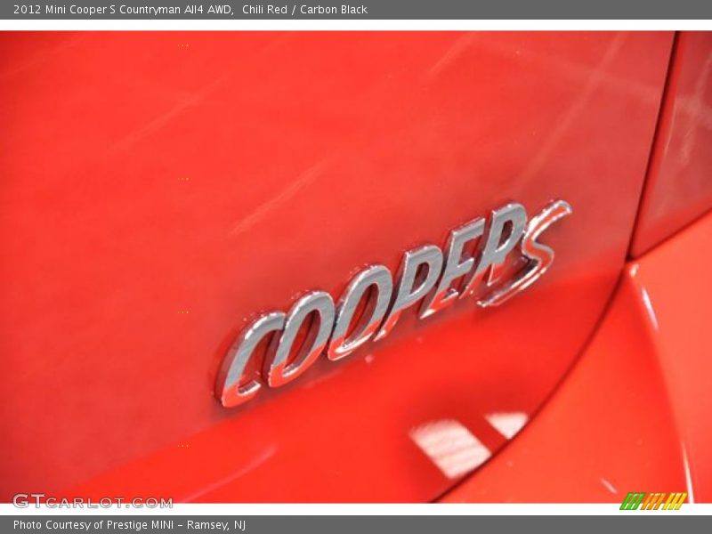 Chili Red / Carbon Black 2012 Mini Cooper S Countryman All4 AWD