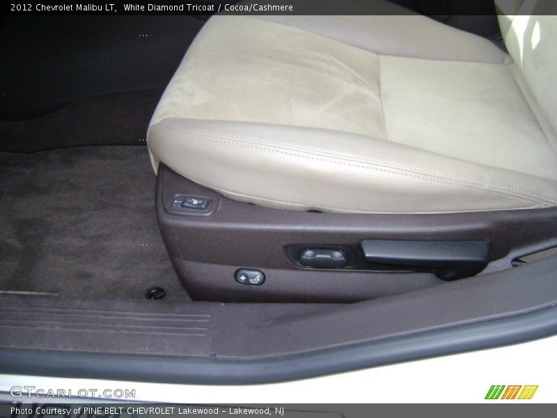 White Diamond Tricoat / Cocoa/Cashmere 2012 Chevrolet Malibu LT
