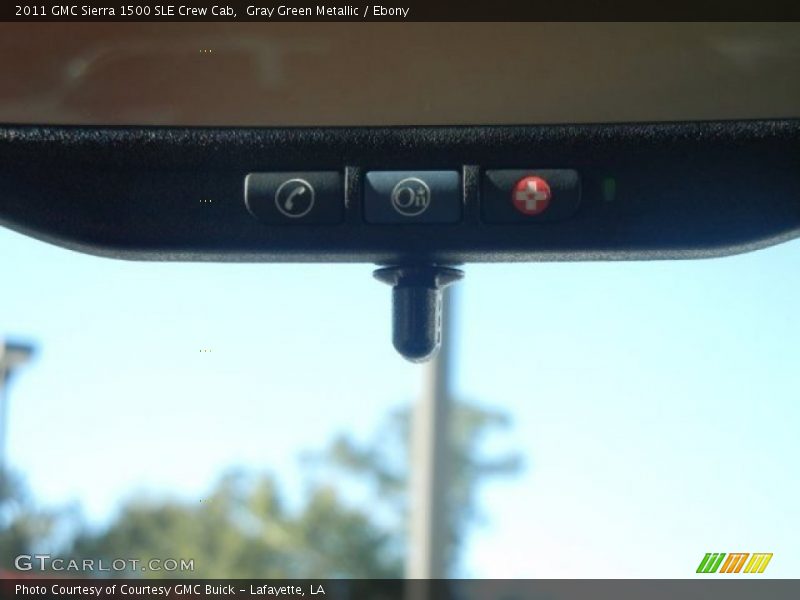 Gray Green Metallic / Ebony 2011 GMC Sierra 1500 SLE Crew Cab