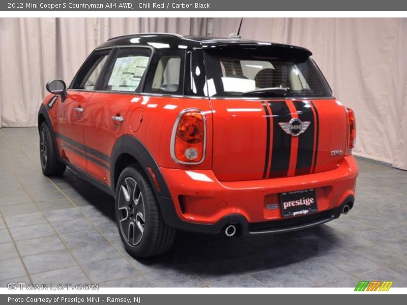 Chili Red / Carbon Black 2012 Mini Cooper S Countryman All4 AWD