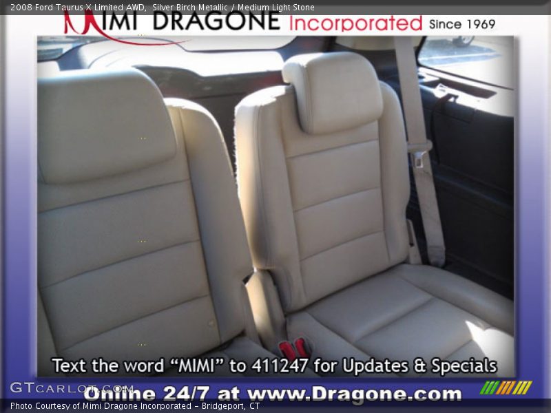 Silver Birch Metallic / Medium Light Stone 2008 Ford Taurus X Limited AWD