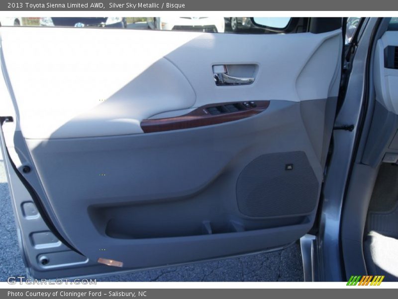 Silver Sky Metallic / Bisque 2013 Toyota Sienna Limited AWD