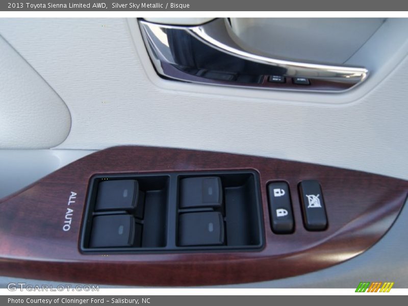Silver Sky Metallic / Bisque 2013 Toyota Sienna Limited AWD