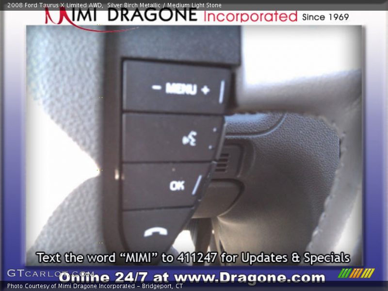 Silver Birch Metallic / Medium Light Stone 2008 Ford Taurus X Limited AWD