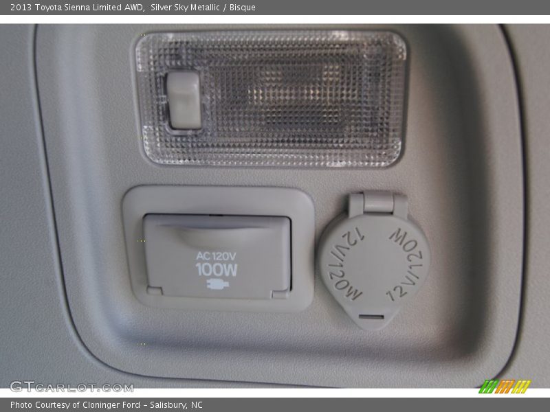 Silver Sky Metallic / Bisque 2013 Toyota Sienna Limited AWD