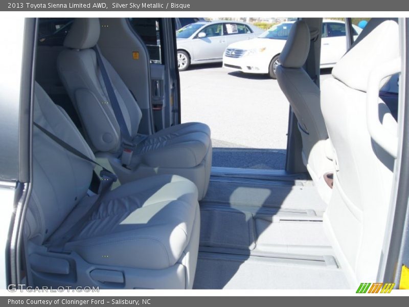 Silver Sky Metallic / Bisque 2013 Toyota Sienna Limited AWD