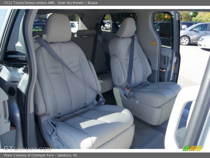 Silver Sky Metallic / Bisque 2013 Toyota Sienna Limited AWD