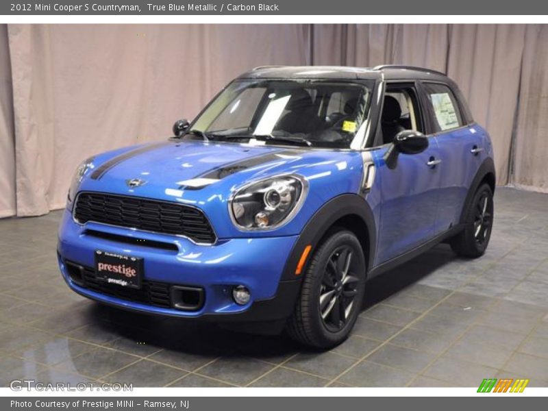 True Blue Metallic / Carbon Black 2012 Mini Cooper S Countryman