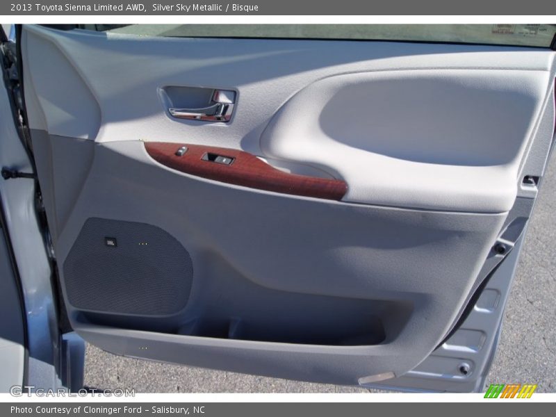 Silver Sky Metallic / Bisque 2013 Toyota Sienna Limited AWD