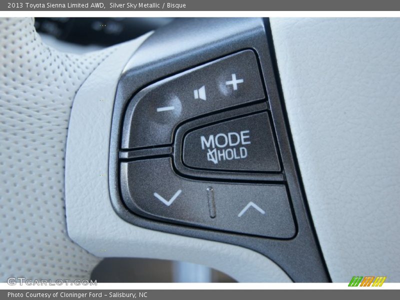Silver Sky Metallic / Bisque 2013 Toyota Sienna Limited AWD