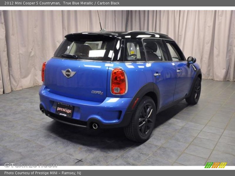 True Blue Metallic / Carbon Black 2012 Mini Cooper S Countryman