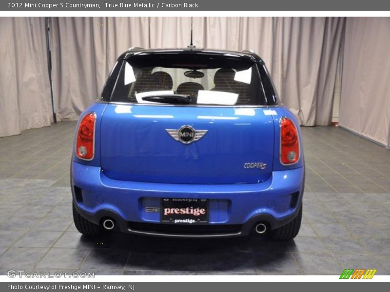 True Blue Metallic / Carbon Black 2012 Mini Cooper S Countryman