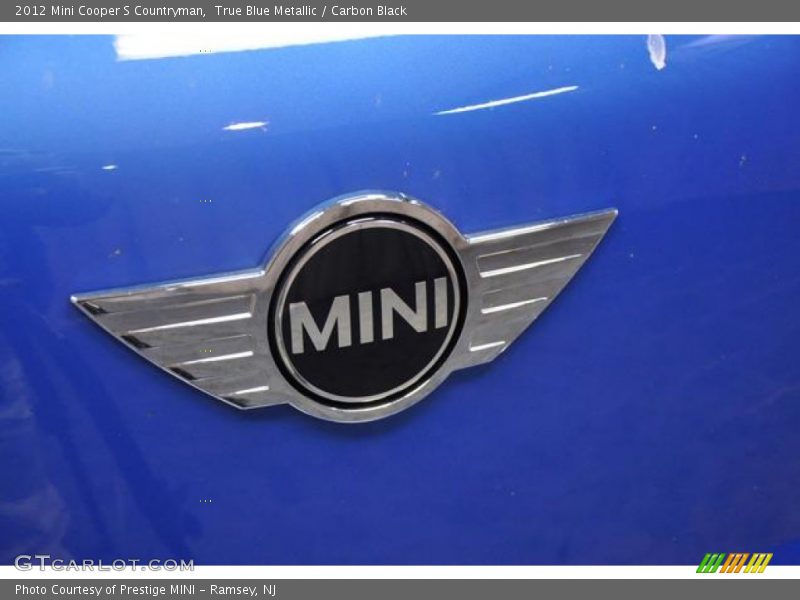 True Blue Metallic / Carbon Black 2012 Mini Cooper S Countryman