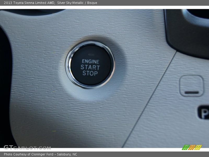 Silver Sky Metallic / Bisque 2013 Toyota Sienna Limited AWD