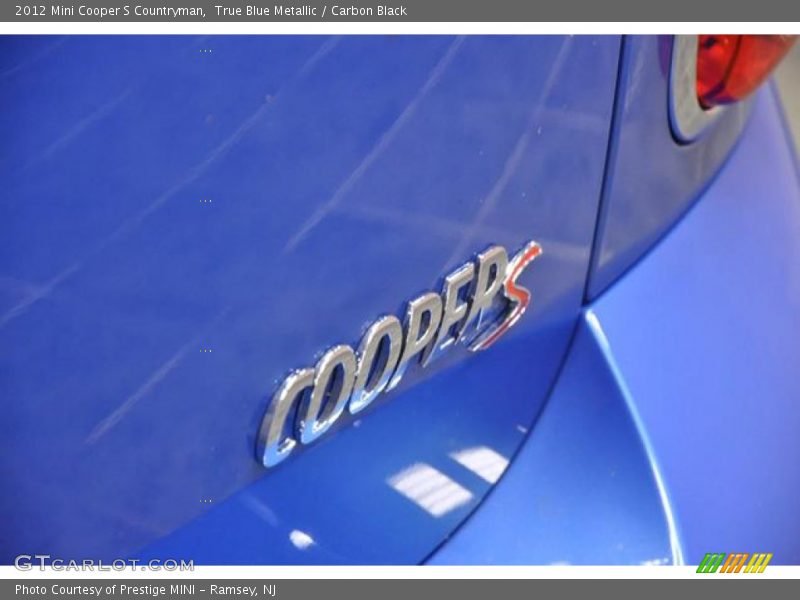 True Blue Metallic / Carbon Black 2012 Mini Cooper S Countryman