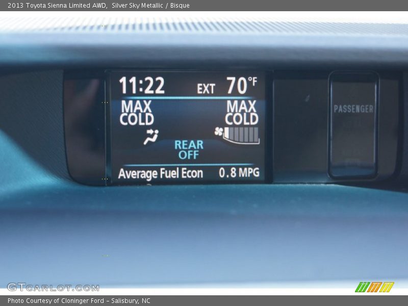 Silver Sky Metallic / Bisque 2013 Toyota Sienna Limited AWD