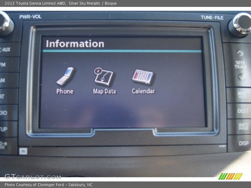 Silver Sky Metallic / Bisque 2013 Toyota Sienna Limited AWD