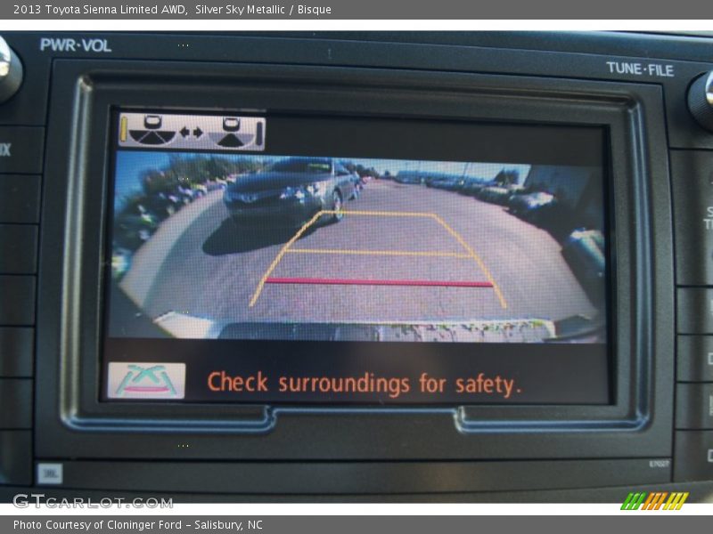 Silver Sky Metallic / Bisque 2013 Toyota Sienna Limited AWD