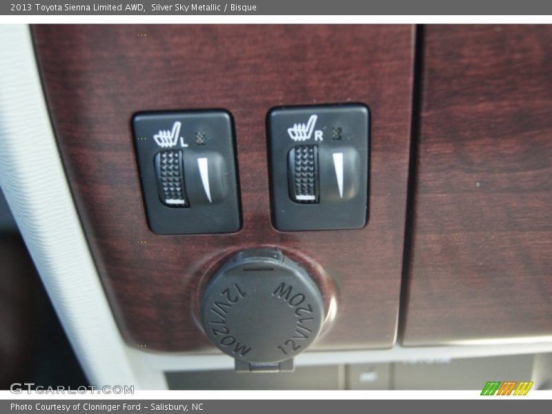 Silver Sky Metallic / Bisque 2013 Toyota Sienna Limited AWD