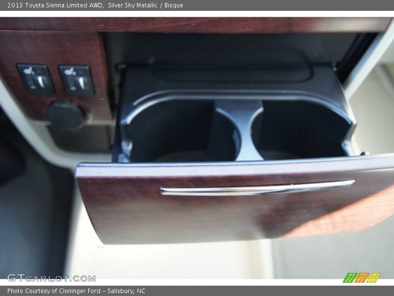 Silver Sky Metallic / Bisque 2013 Toyota Sienna Limited AWD