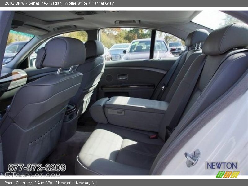 Alpine White / Flannel Grey 2002 BMW 7 Series 745i Sedan