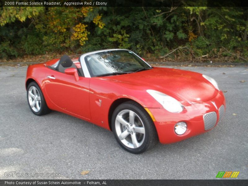 Aggressive Red / Ebony 2008 Pontiac Solstice Roadster