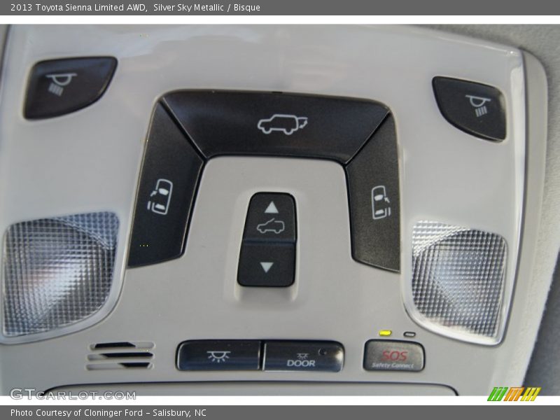 Silver Sky Metallic / Bisque 2013 Toyota Sienna Limited AWD