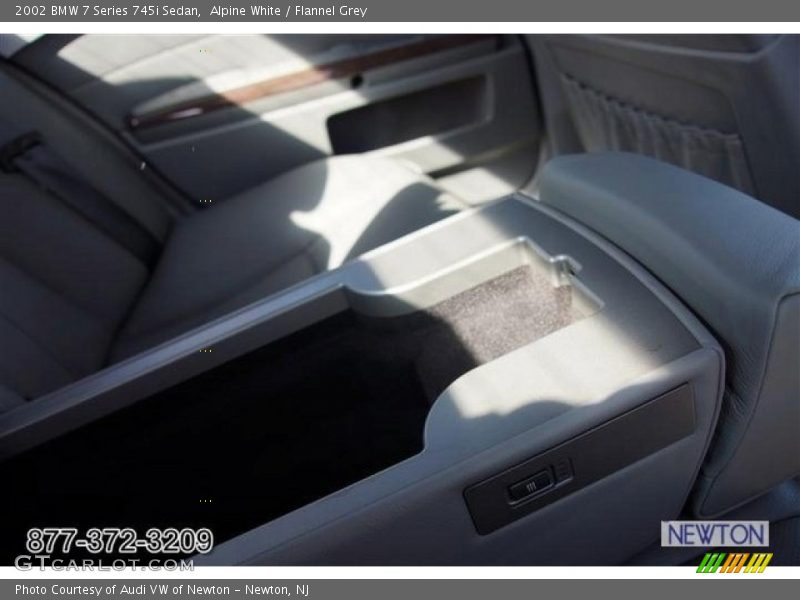 Alpine White / Flannel Grey 2002 BMW 7 Series 745i Sedan