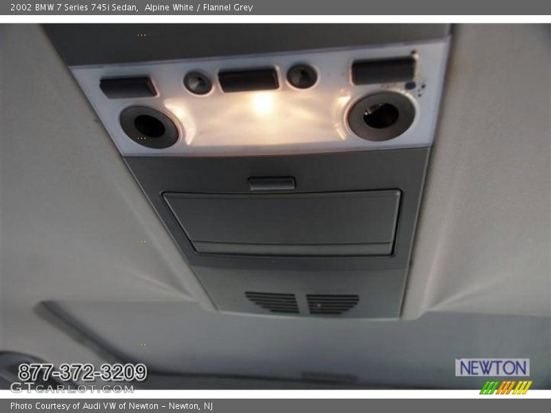 Alpine White / Flannel Grey 2002 BMW 7 Series 745i Sedan