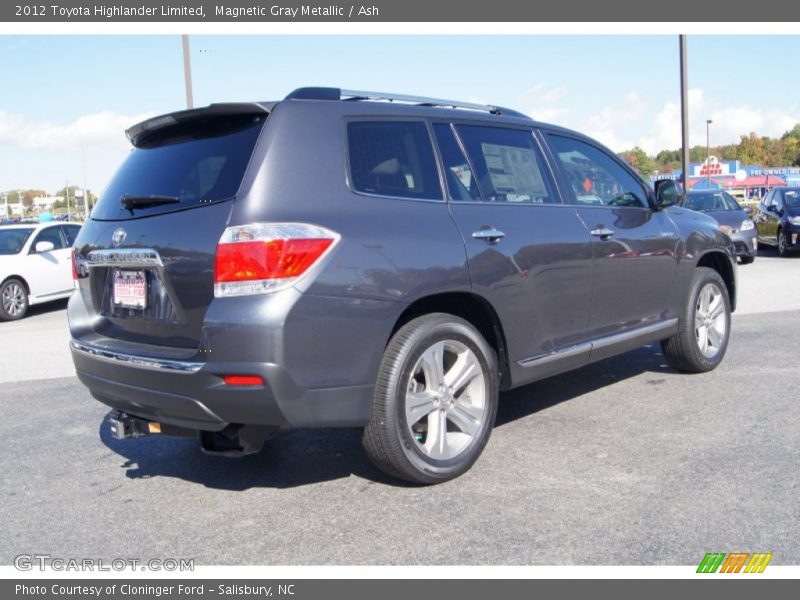 Magnetic Gray Metallic / Ash 2012 Toyota Highlander Limited