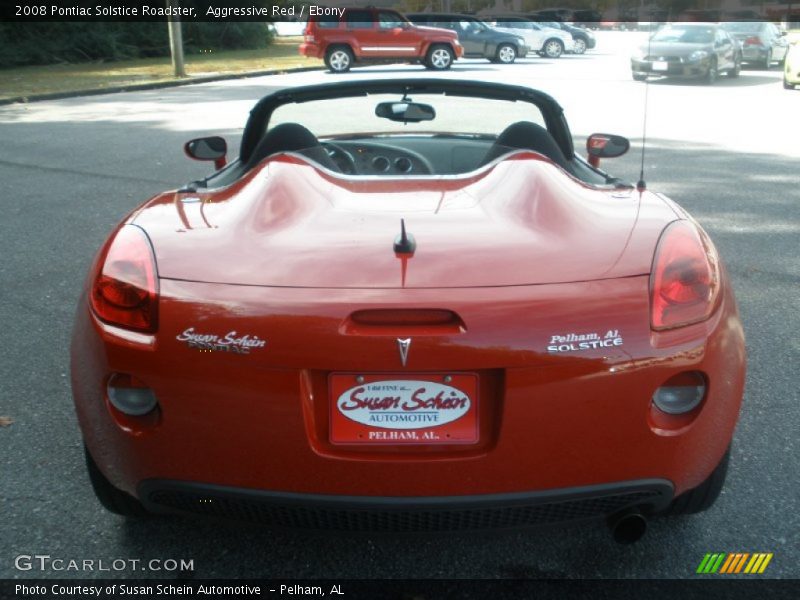 Aggressive Red / Ebony 2008 Pontiac Solstice Roadster