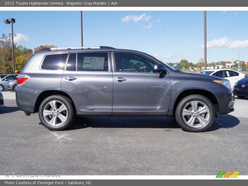 Magnetic Gray Metallic / Ash 2012 Toyota Highlander Limited