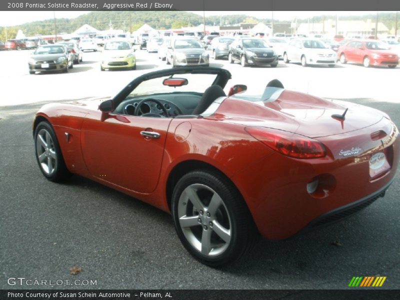 Aggressive Red / Ebony 2008 Pontiac Solstice Roadster