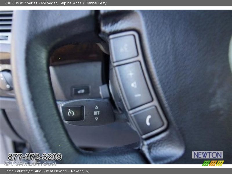Alpine White / Flannel Grey 2002 BMW 7 Series 745i Sedan